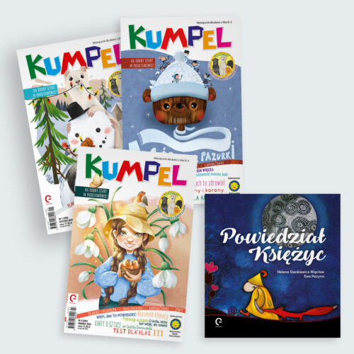 2024 - roczna prenumerata KUMPLA + książka „Powiedział Księżyc'' w super cenie