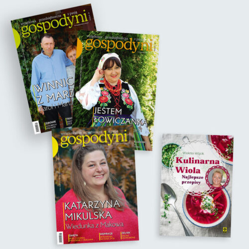 2025 - Roczna prenumerata GOSPODYNI + książka „Kulinarna Wiola. Najlepsze przepisy” w prezencie