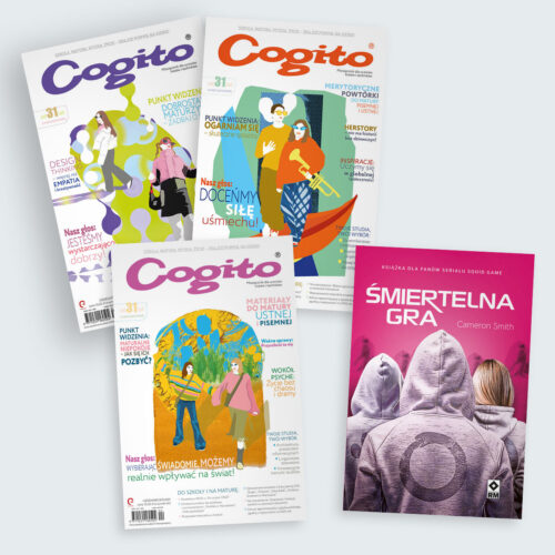 2025 - roczna prenumerata COGITO + książka ''Śmiertelna gra'' w prezencie!