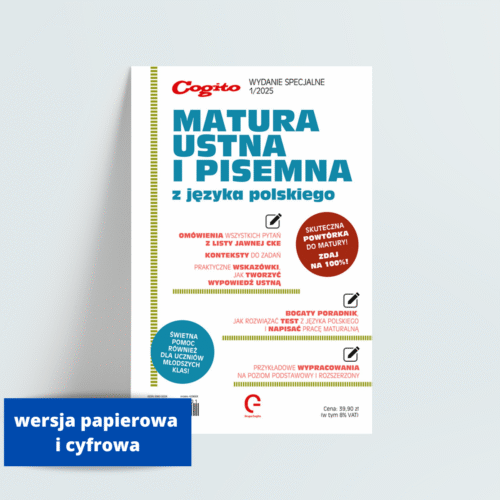 2025 Cogito – MATURA USTNA I PISEMNA z języka polskiego