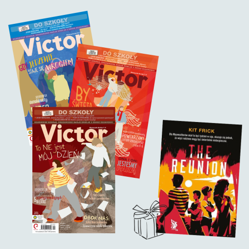 2025- roczna prenumerata VICTORA + książka książka "The Reunion" w prezencie