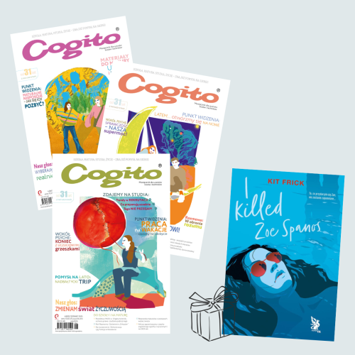 2025 - Roczna prenumerata COGITO + książka "I killed Zoe Spanos" w prezencie