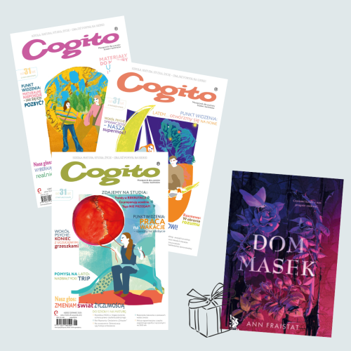 2025 - Roczna prenumerata COGITO + książka "Dom Masek" w prezencie