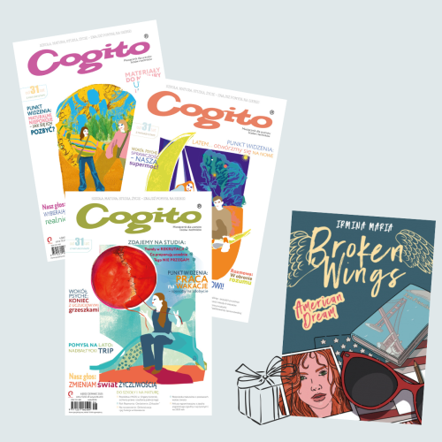 2025 - Roczna prenumerata COGITO + książka "Broken Wings. American Dream" w prezencie