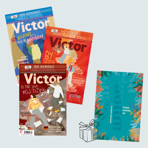 2025- roczna prenumerata VICTORA + książka "Stars Among Us" w prezencie