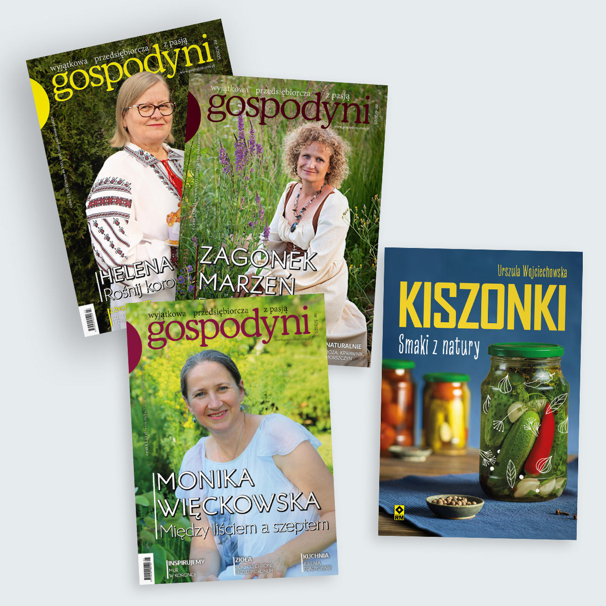 2025 - Roczna prenumerata GOSPODYNI + książka Kiszonki. Smaki z natury w prezencie