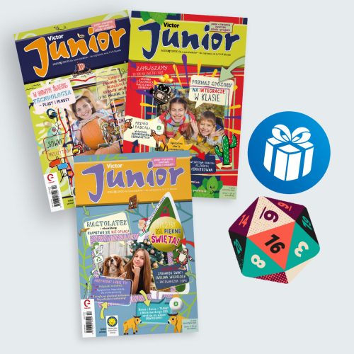 2025 - roczna prenumerata VICTORA JUNIORA + GRA NIESPODZIANKA